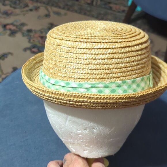 Vintage Classic Structured Straw Hat, EUC, Size Medium - Picture 5 of 10